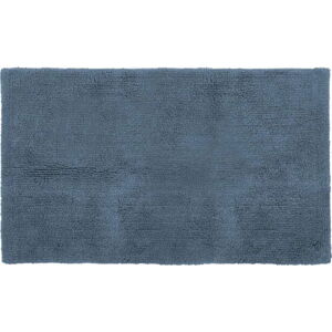 Modrá bavlněná koupelnová předložka Tiseco Home Studio Luca, 60 x 100 cm