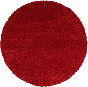 Červený koberec Universal Aqua Liso, ø 100 cm
