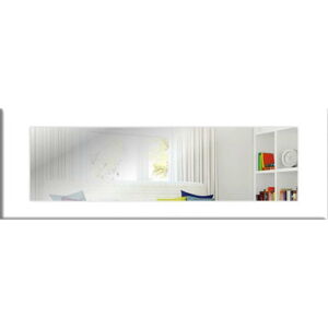 Nástěnné zrcadlo s bílým rámem Oyo Concept Eve, 120 x 40 cm