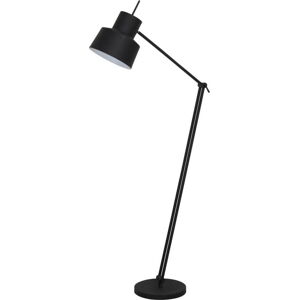 Černá stojací lampa (výška 120 cm) Wesly – Light & Living