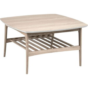 Konferenční stolek s podnožím z dubového dřeva Actona Woodstock, 80 x 80 cm