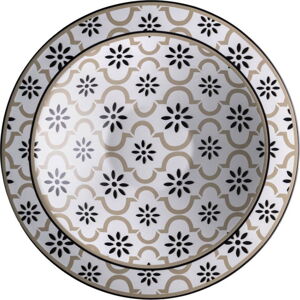 Kameninový hluboký servírovací talíř Brandani Alhambra, ø 30 cm