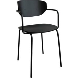 Černé jídelní židle v sadě 4 ks Arch – Hübsch
