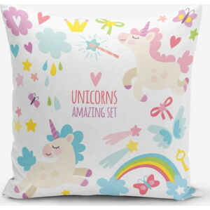 Povlak na polštář s příměsí bavlny Minimalist Cushion Covers Unicorn Child, 45 x 45 cm