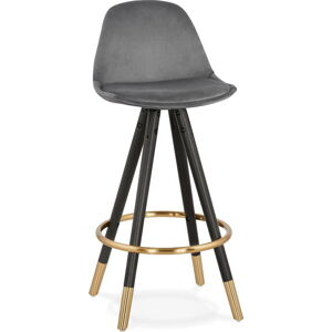 Tmavě šedá barová židle Kokoon Carry Mini, výška sedáku 65 cm