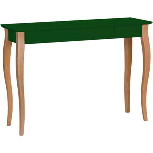 Tmavě zelený psací stůl Ragaba Lillo, délka 105 cm