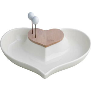 Servírovací set z porcelánu Brandani Curenelcuore