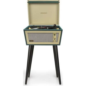 Zelený gramofon na nohách Crosley Sterling Green