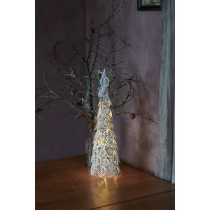 Světelná LED dekorace Sirius Kirstine Silver, výška 53,5 cm