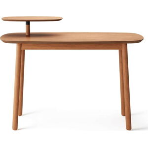 Pracovní stůl z bukového dřeva 56x127 cm Swivo – Umbra