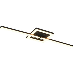 Černé LED stropní svítidlo 16x54 cm Viale – Trio