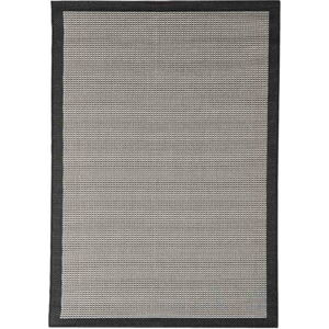 Černý venkovní koberec Floorita Chrome, 135 x 190 cm