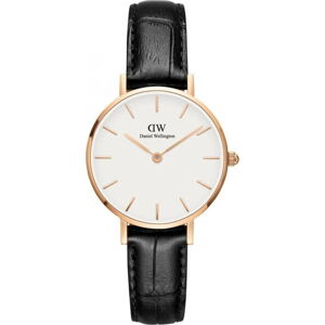 Dámské hodinky s koženým řemínkem Daniel Wellington Petite Reading, ⌀ 28 mm