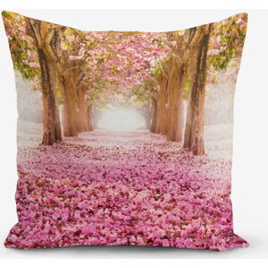Povlak na polštář s příměsí bavlny Minimalist Cushion Covers Pinky, 45 x 45 cm