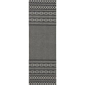 Krémovo-černý běhoun Zala Living Cook & Clean Lani, 60 x 180 cm