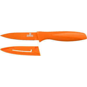 Oranžový krájecí nůž s krytem Premier Housewares Zing, 8,9 cm