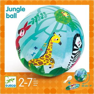 Dětský set 4 nafukovacích balónků a látkového potahu Djeco Jungle
