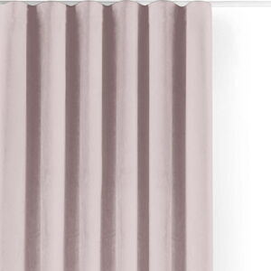 Světle růžový sametový dimout závěs 400x300 cm Velto – Filumi