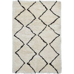 Krémově bílý koberec Think Rugs Morocco Dark, 120 x 170 cm