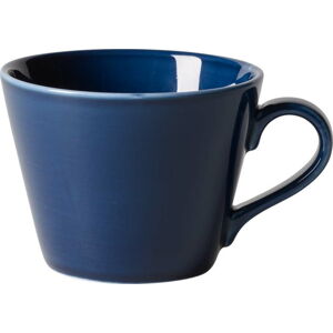 Tmavě modrý porcelánový šálek na kávu Villeroy & Boch Like Organic, 270 ml