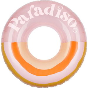 Růžovo-oranžový nafukovací kruh Sunnylife Paradiso