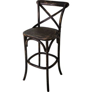 Černá barová židle 111 cm – Antic Line