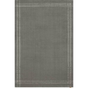 Antracitový vlněný koberec 120x180 cm Calisia M Grid Rim – Agnella