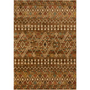 Tmavě hnědý koberec Flair Rugs Odine, 160 x 230 cm