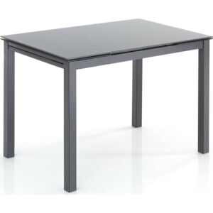Rozkládací jídelní stůl se skleněnou deskou 70x110 cm – Tomasucci