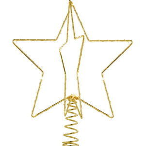 LED svítící špička na stromek Sirius Christina Gold, výška 25 cm