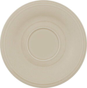 Bílo-béžový porcelánový podšálek Villeroy & Boch Like Color Loop, ø 15,5 cm