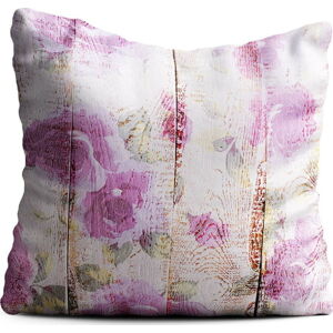 Růžový polštář Oyo home Romantic, 40 x 40 cm
