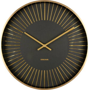 Nástěnné hodiny ø 40 cm Gold Lines – Karlsson