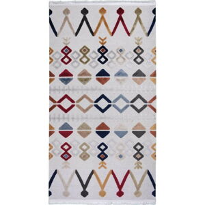 Béžový koberec s příměsí bavlny Vitaus Milas, 160 x 230 cm