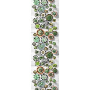 Běhoun Floorita Cactus, 58 x 280 cm