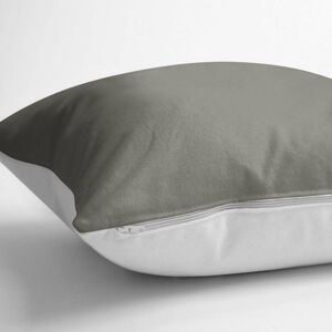Šedý povlak na polštář s příměsí bavlny Minimalist Cushion Covers Fluffy, 70 x 70 cm