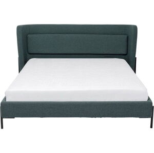Tmavě zelená čalouněná dvoulůžková postel 180x200 cm Tivoli – Kare Design