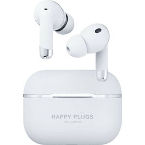 Bílá bezdrátová sluchátka Happy Plugs Air 1 ANC