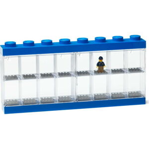 Modrá sběratelská skříňka na 16 minifigurek LEGO®