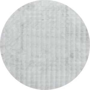 Světle šedý pratelný kulatý koberec ø 200 cm Bubble Grey – Mila Home