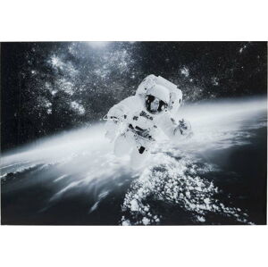Zasklený černobílý obraz Kare Design Glass Man in the Sky, 150 x 100 cm