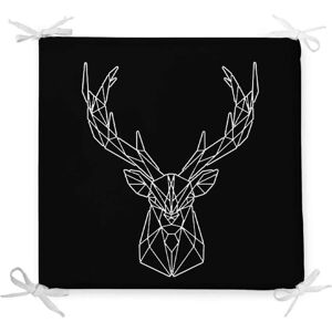 Podsedák s příměsí bavlny Minimalist Cushion Covers Geometric Reindeer, 42 x 42 cm
