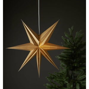 Vánoční světelná dekorace ve zlaté barvě ø 60 cm Point - Star Trading