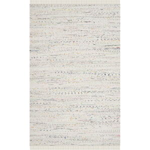 Bílý bavlněný koberec Safavieh Elena, 182 x 121 cm