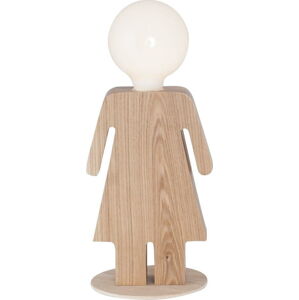 Dřevěná stolní lampa Homemania Decor Lei&Lui