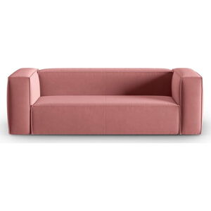 Růžová sametová pohovka 200 cm Mackay – Cosmopolitan Design