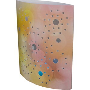Oranžová stolní lampa (výška 17 cm) Floral – Hilight
