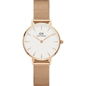 Dámské hodinky v růžovozlaté barvě Daniel Wellington Petite Mel, ⌀ 28 mm