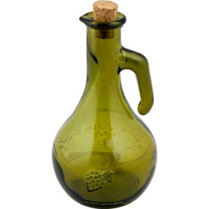Zelená láhev na ocet z recyklovaného skla Ego Dekor Di Vino, 500 ml