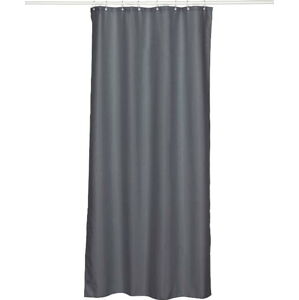 Tmavě šedý sprchový závěs Kela Laguna, 120 x 200 cm